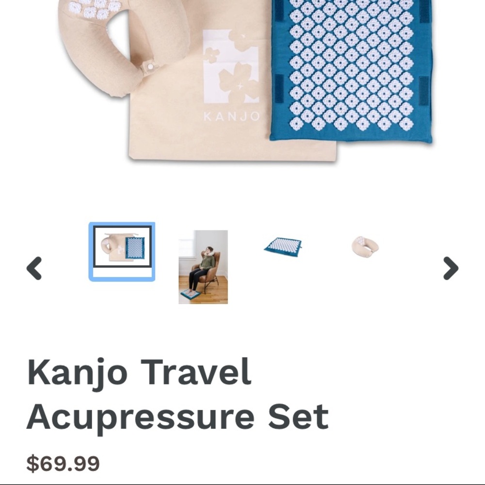 Kanjo travel acupressure set